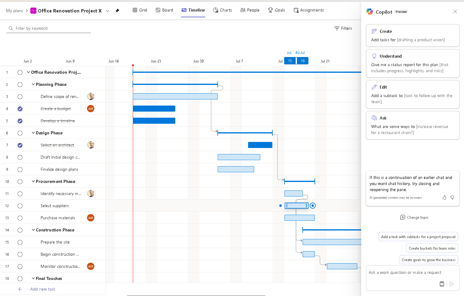 microsoft planner copilot